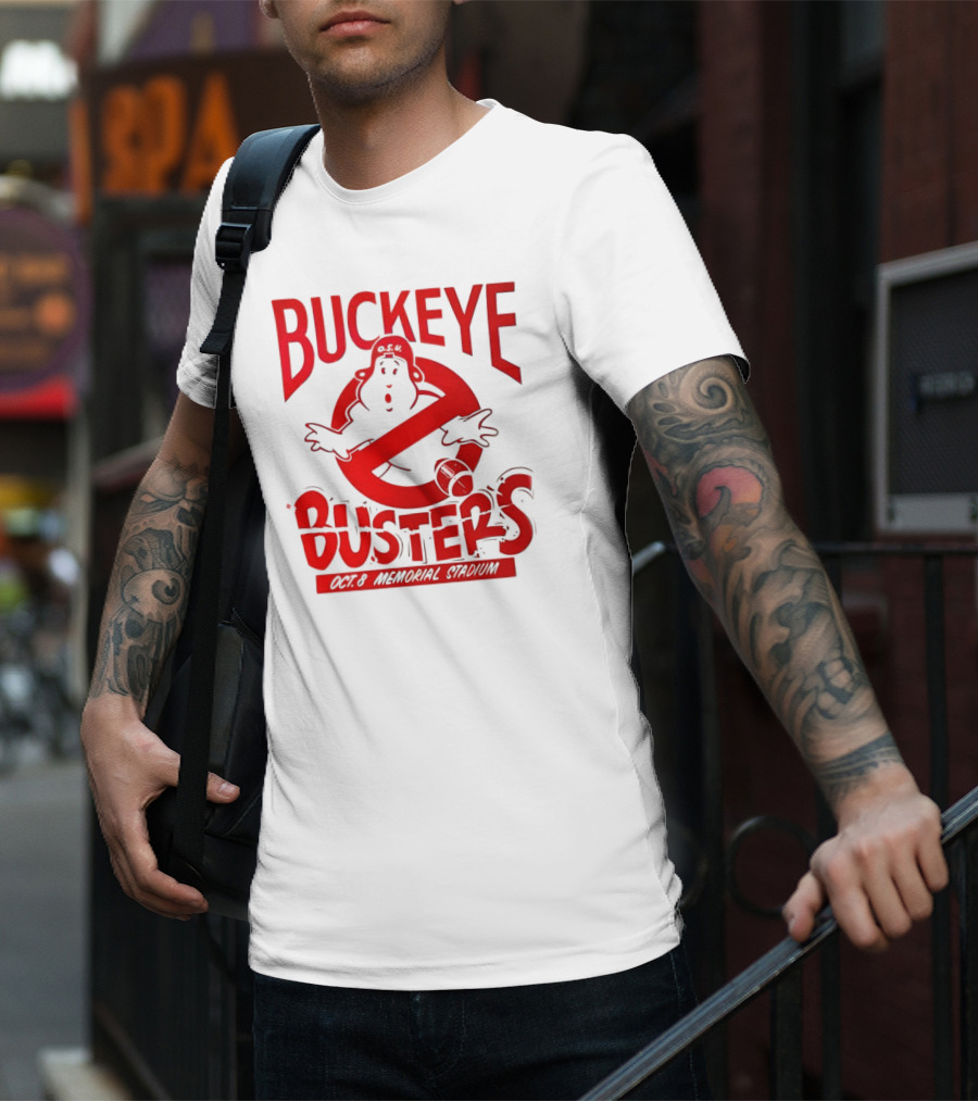 Buckeye Busters Oct 8 Memorial Stadium Indiana Hoosiers OSU T-Shirt