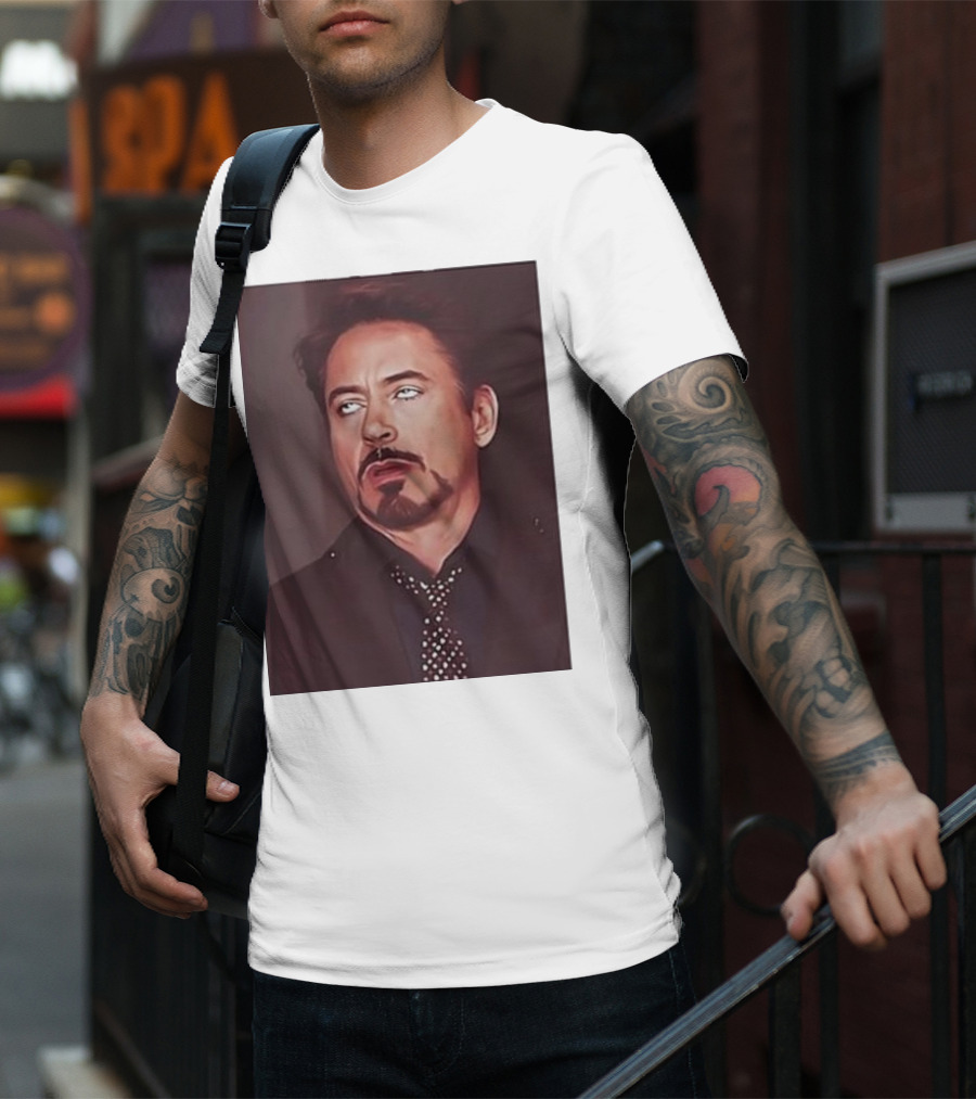The RDJ Eye Roll Meme Face T-Shirt