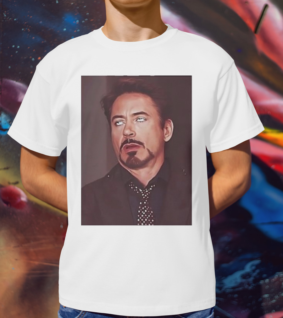 The RDJ Eye Roll Meme Face T-Shirt