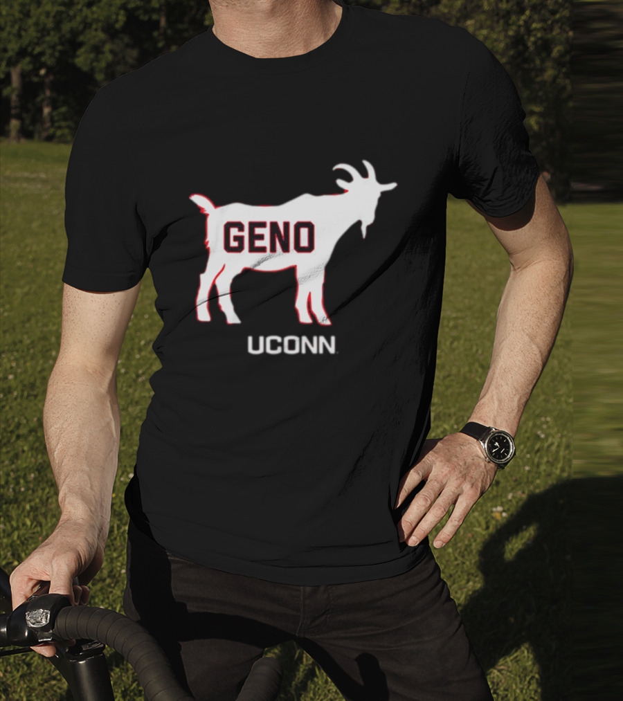UConn Huskies Geno Basketball GOAT T-Shirt