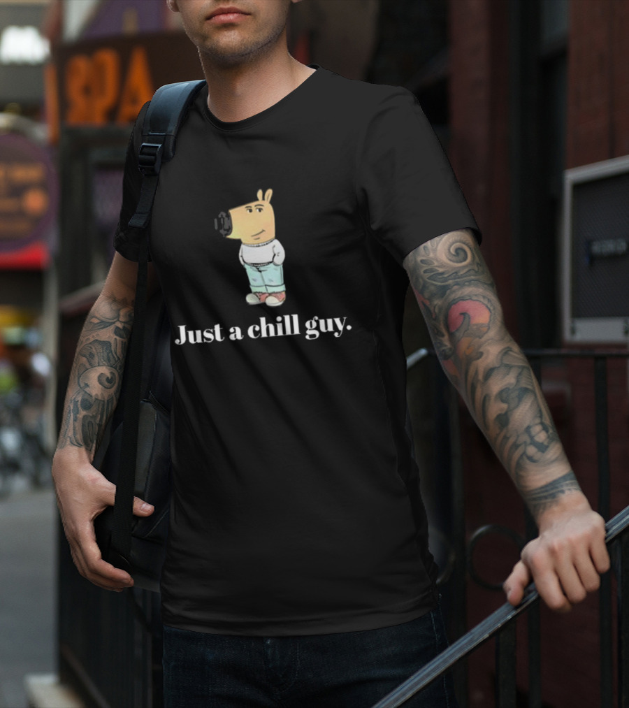 Just A Chill Guy Krone Relaxed Character T-Shirt