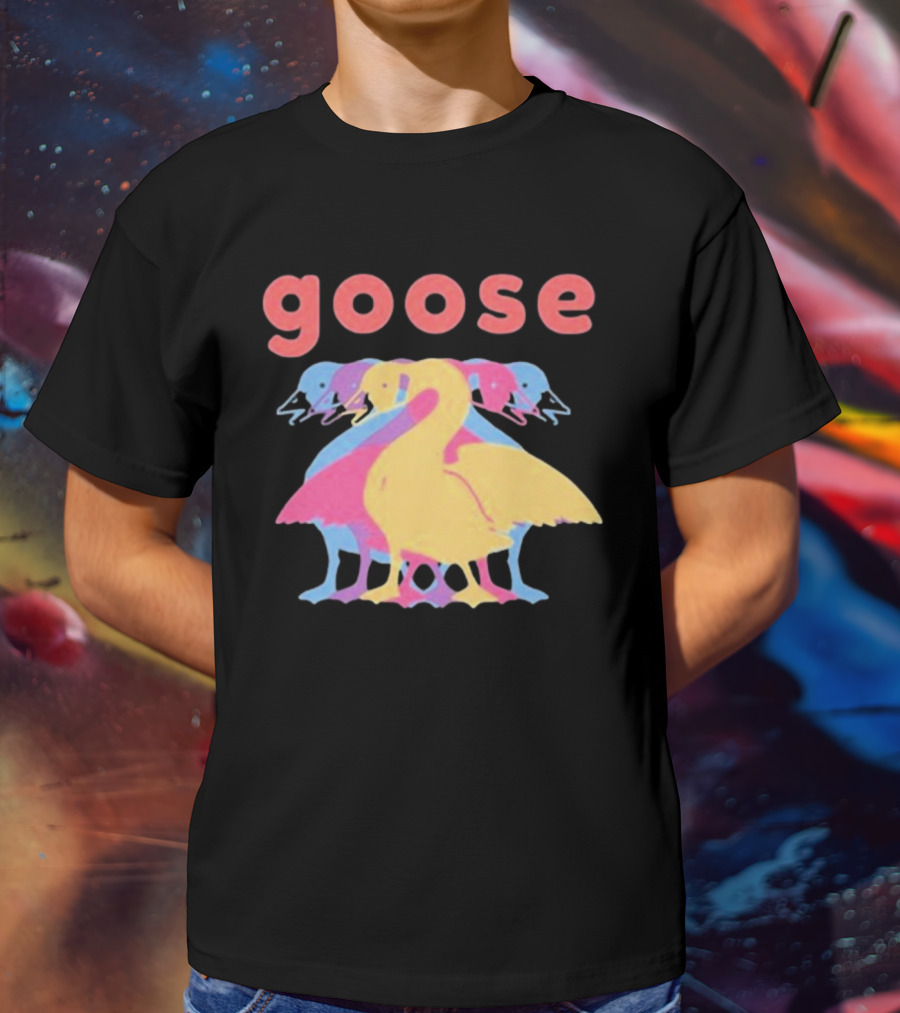 Goose 5 Multi-Colored Layered T-Shirt