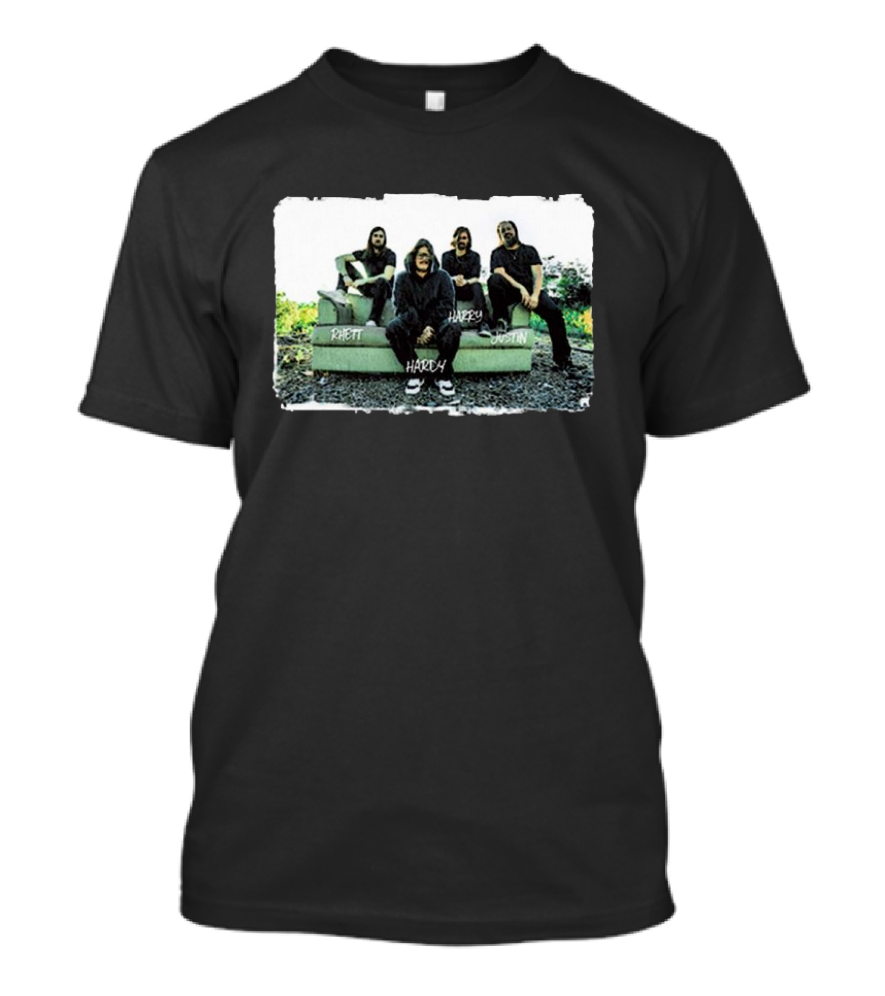 Rhett Hardy Harry Justin Band Photo T-Shirt