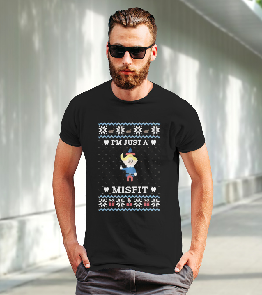 I'm Just A Misfit Ugly Christmas Sweater T-Shirt
