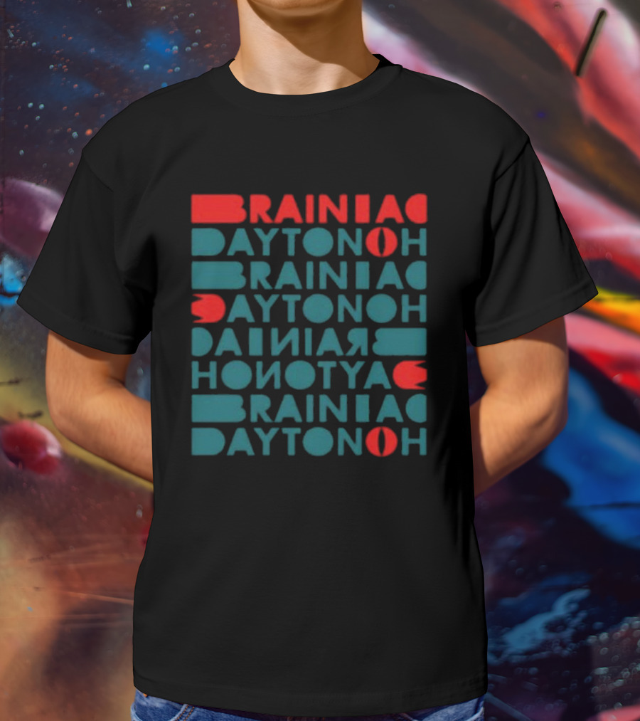 Brainiac Daytonoh Repeated Pattern Featuring Justin Pierre T-Shirt