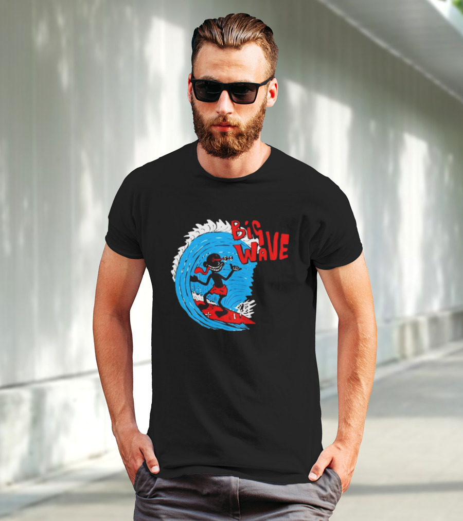 Lil Darkie Big Wave Surfing Vintage T-Shirt