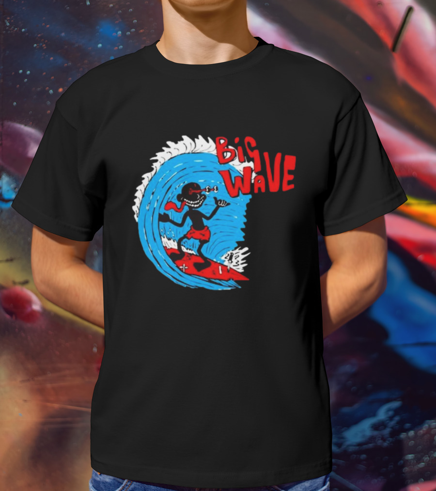 Lil Darkie Big Wave Surfing Vintage T-Shirt