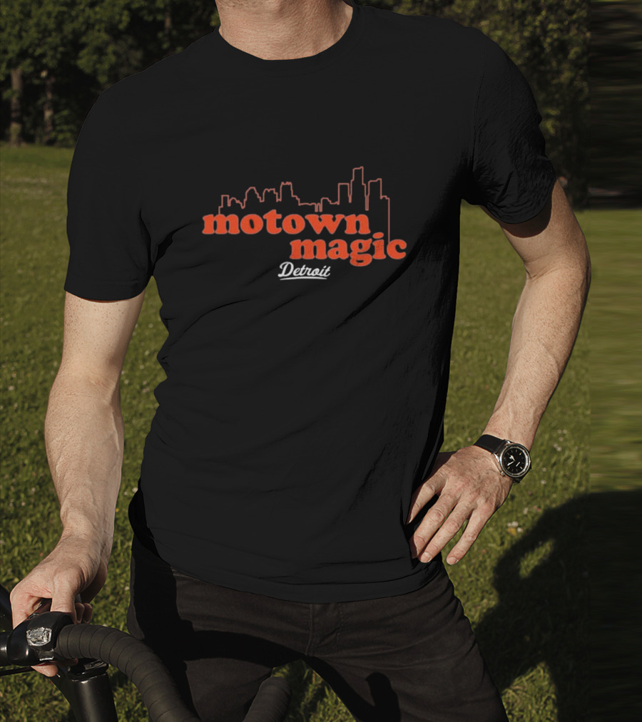 MLB Detroit Tigers Motown Magic Skyline Detroit T-Shirt