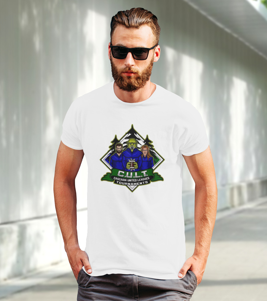 CULT Cascadia United Leagues Tournaments Blood Bowl Green Orc Iconic T-Shirt