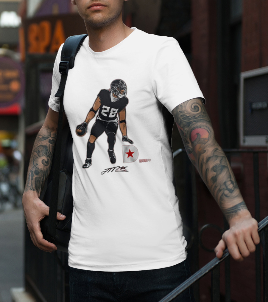 Joe Mixon 28 Houston Texans NFL Signature Player T-Shirt