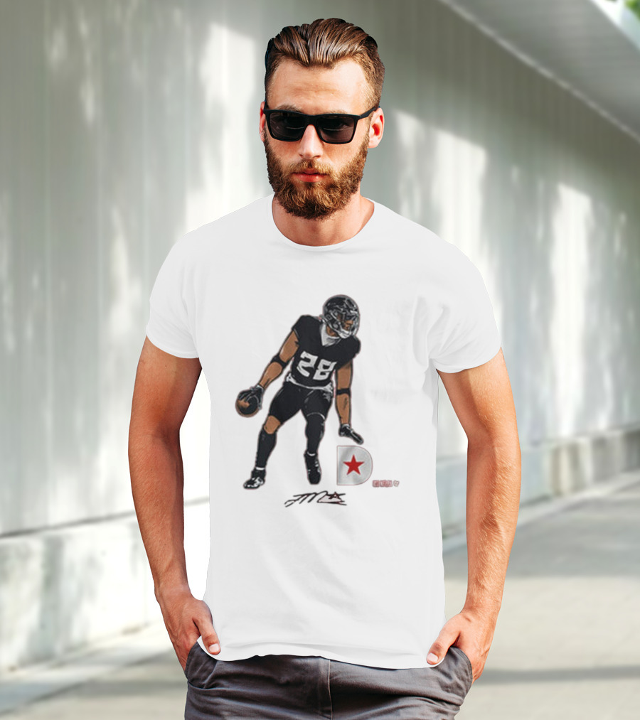 Joe Mixon 28 Houston Texans NFL Signature Player T-Shirt