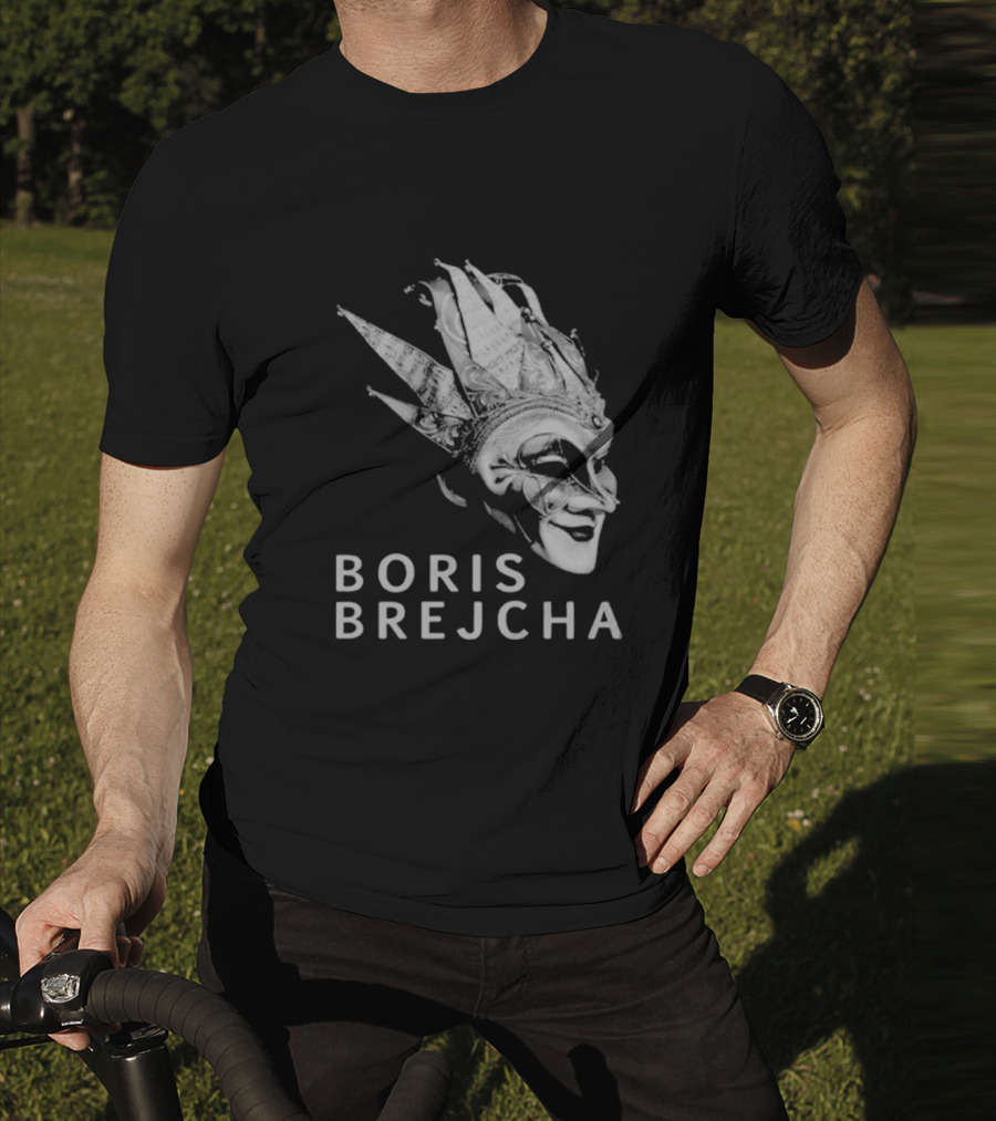 Boris Brejcha Joker Mask Monochrome Music Concept T-Shirt