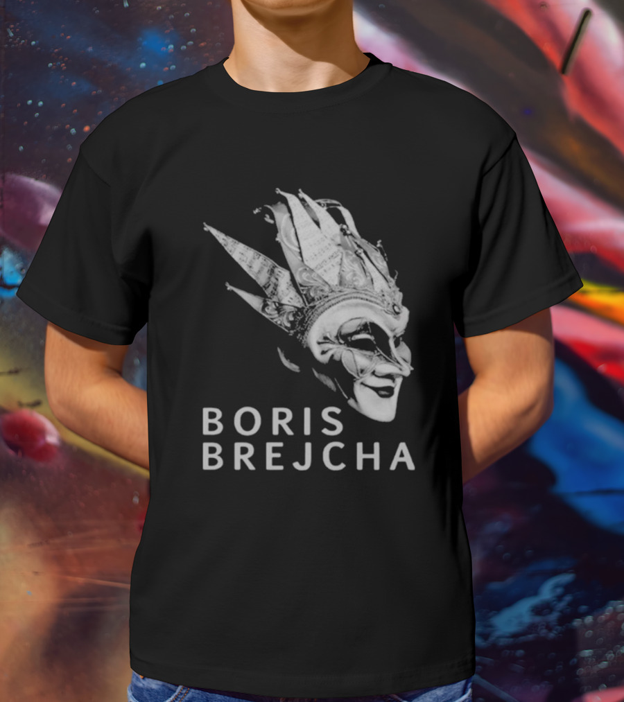 Boris Brejcha Joker Mask Monochrome Music Concept T-Shirt
