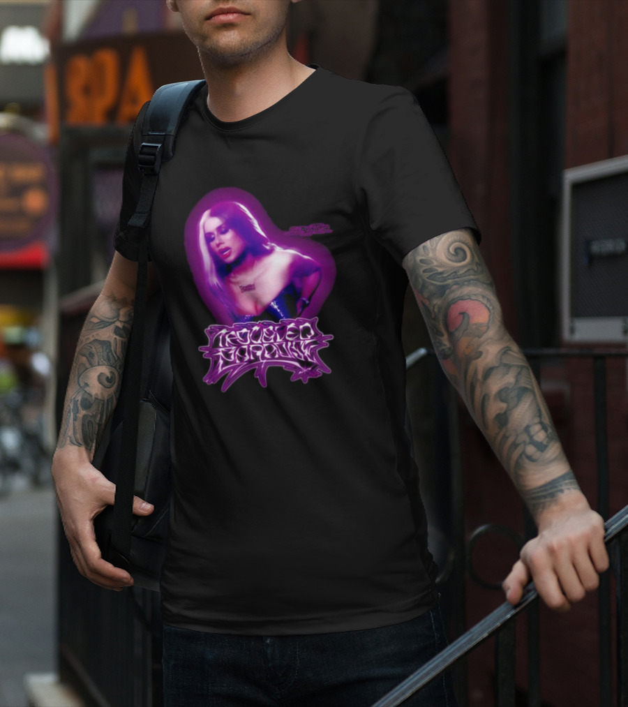 Slayyyter Troubled Paradise Purple Aura T-Shirt