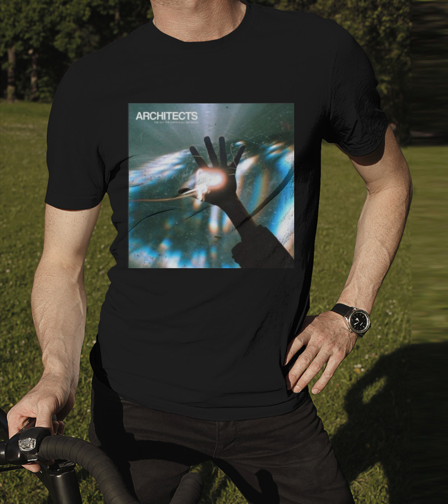 ARCHITECTS The Sky, The Earth And All Between Hand Through Light Rays T-Shirt