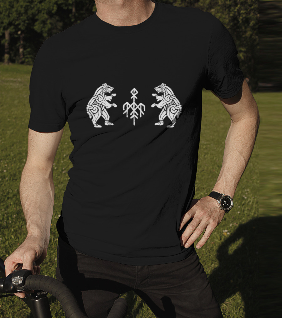 Wardruna Rune Symbol Dancing Bears Nordic T-Shirt
