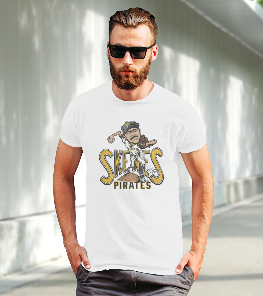 Skenes Pirates Paul Skenes Pittsburgh Pirates 38 T-Shirt