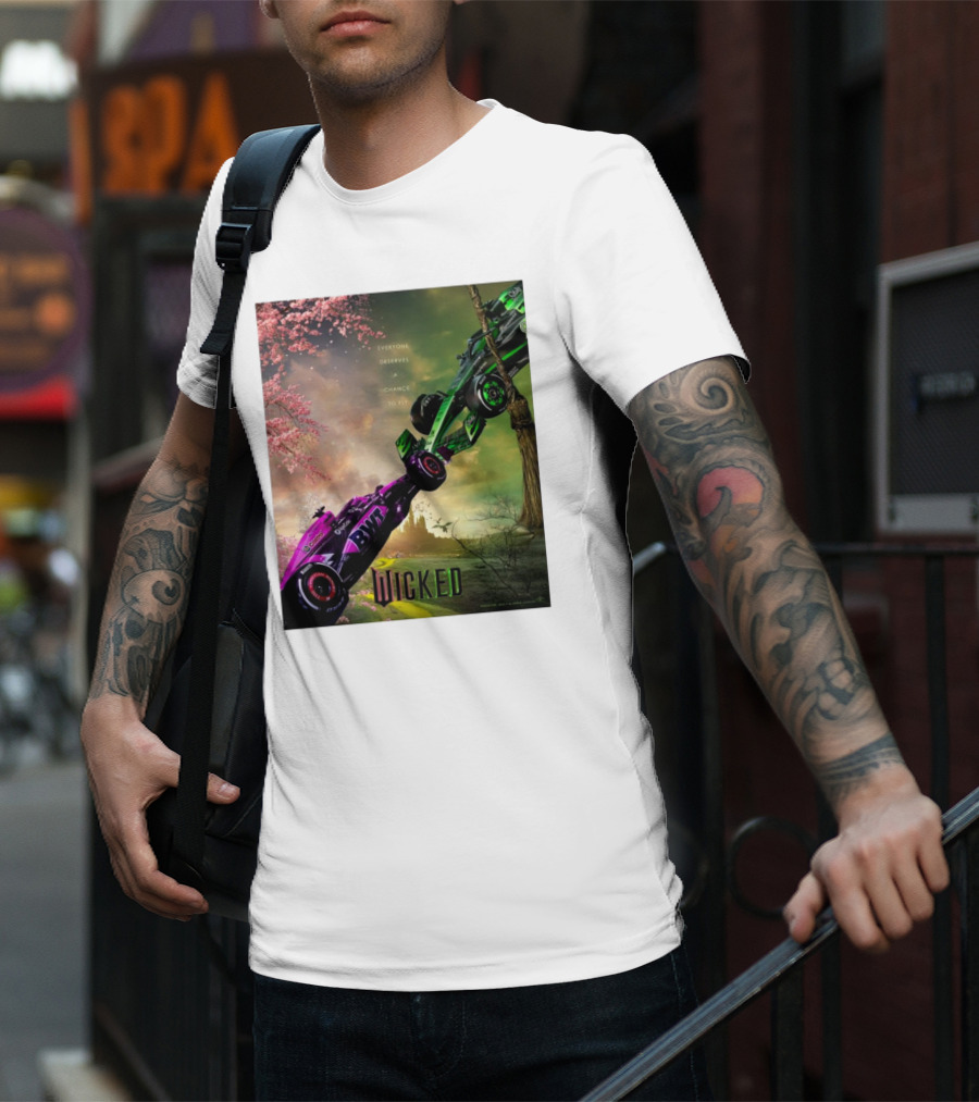 Wicked Everyone Deserves A Chance To Fly Racing Cars Vertical Sky Forest T-Shirt