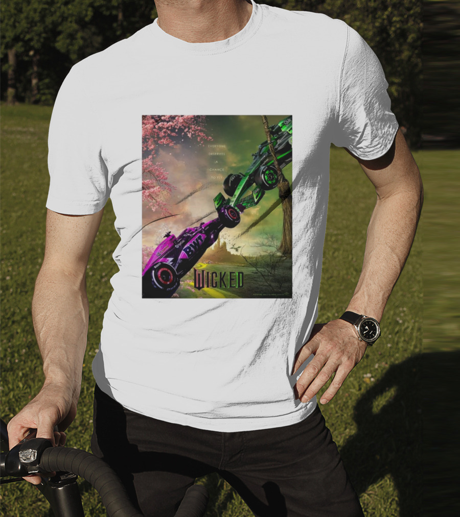 Wicked Everyone Deserves A Chance To Fly Racing Cars Vertical Sky Forest T-Shirt