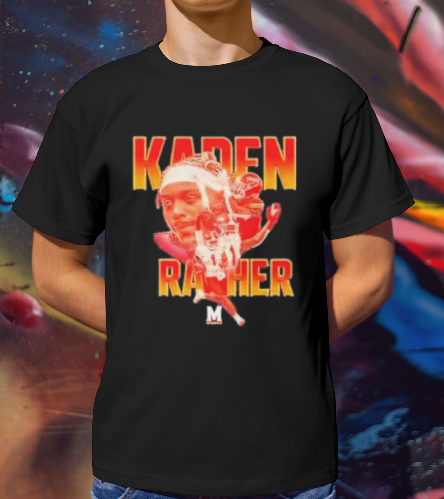 Kaden Prather Maryland Terrapins Football Player Collage T-Shirt