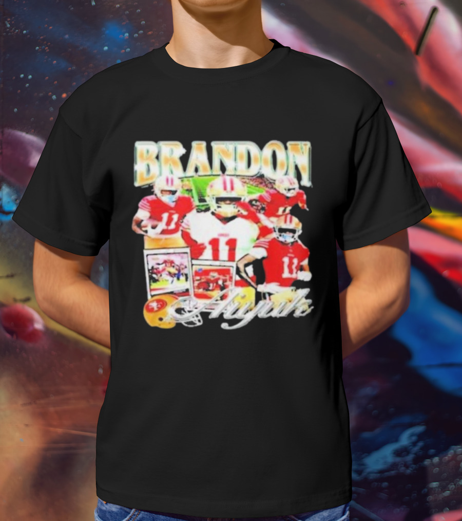 Brandon Aiyuk San Francisco 49ers Football Collage BA IGYB T-Shirt