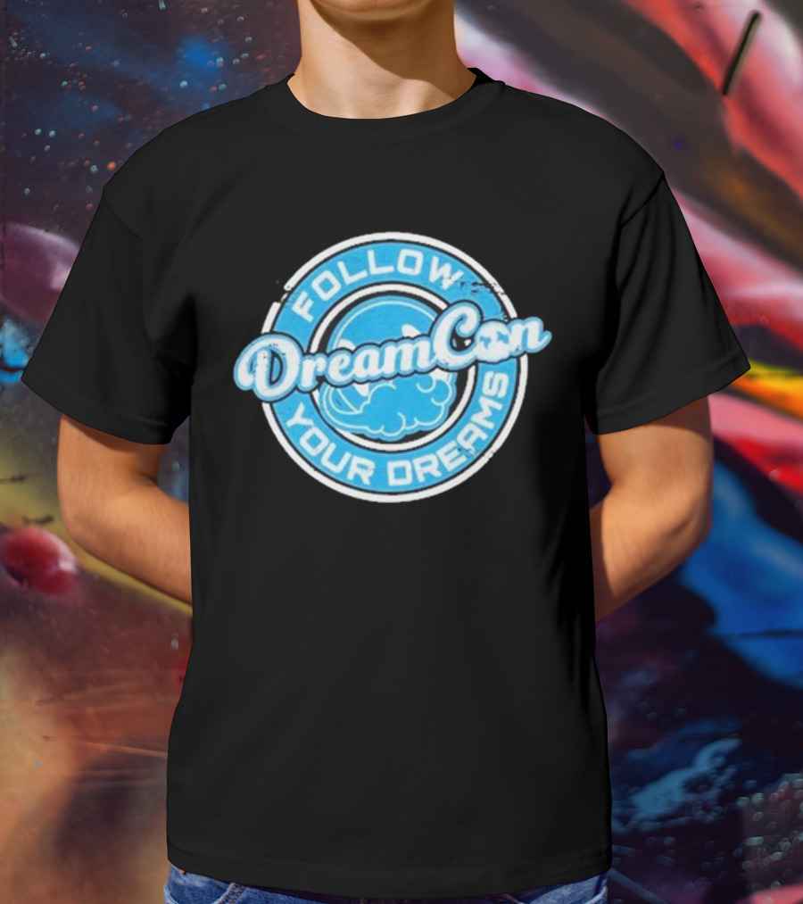 DreamCon Follow Your Dreams Dreamconvention Standard Cloud Badge T-Shirt