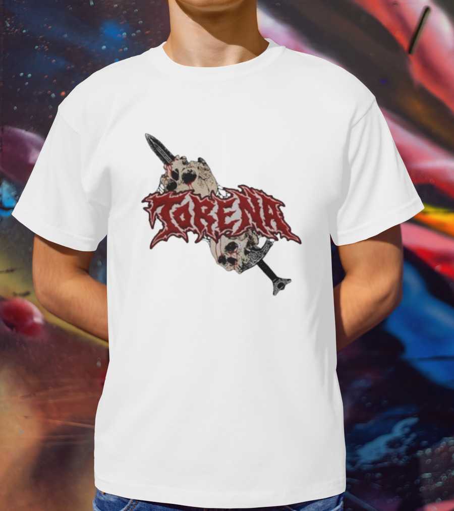 Torena Sword Piercing Skulls T-Shirt