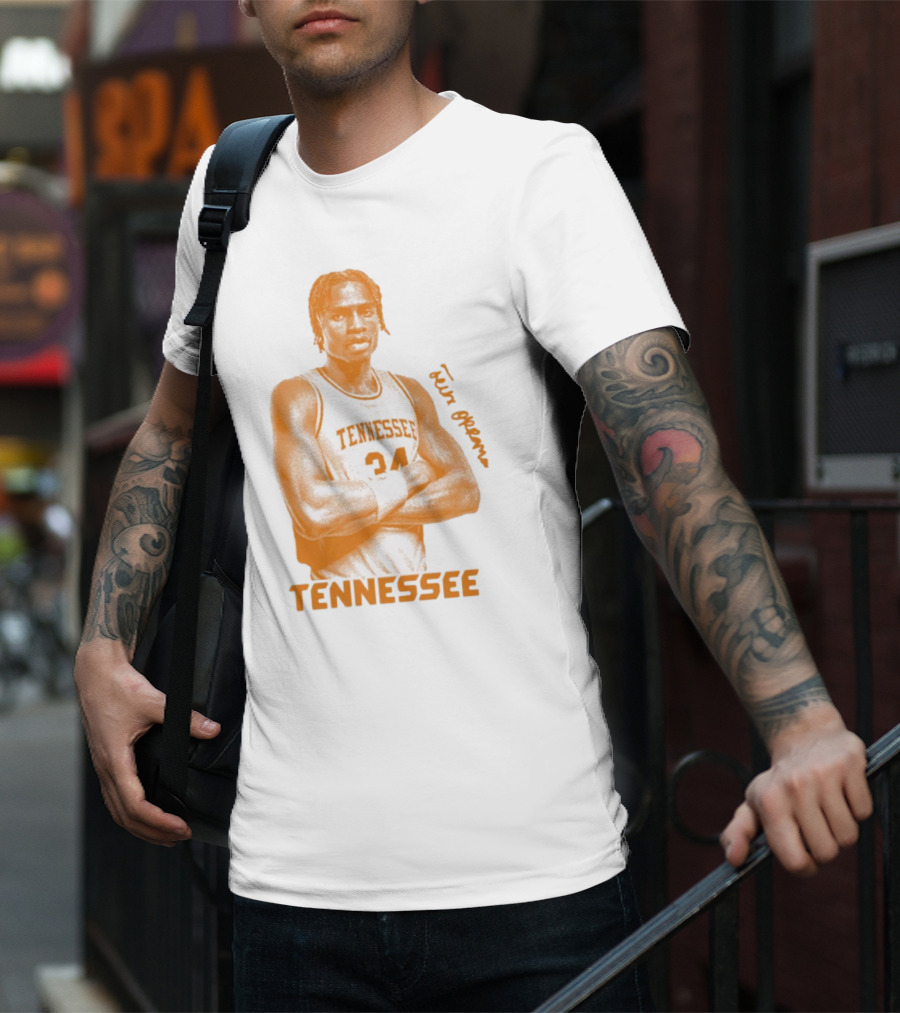 Felix Okpara Tennessee Basketball 34 Signature T-Shirt