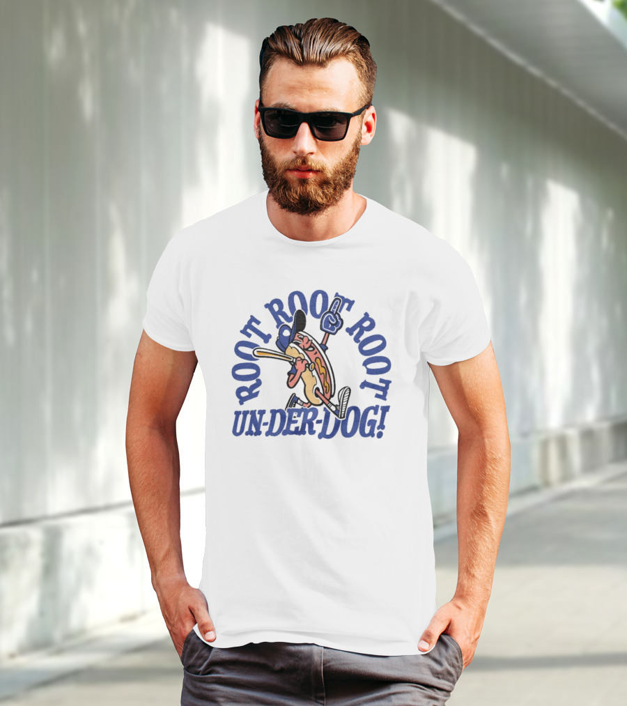 Root Root Root Un-Der-Dog Kansas City Royals MLB Blue October T-Shirt