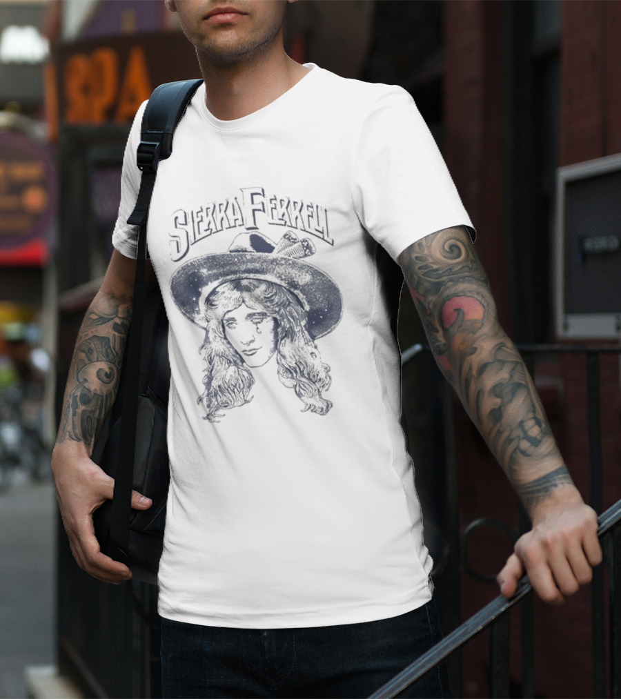 Sierra Ferrell Floating Head With Hat And Long Hair T-Shirt