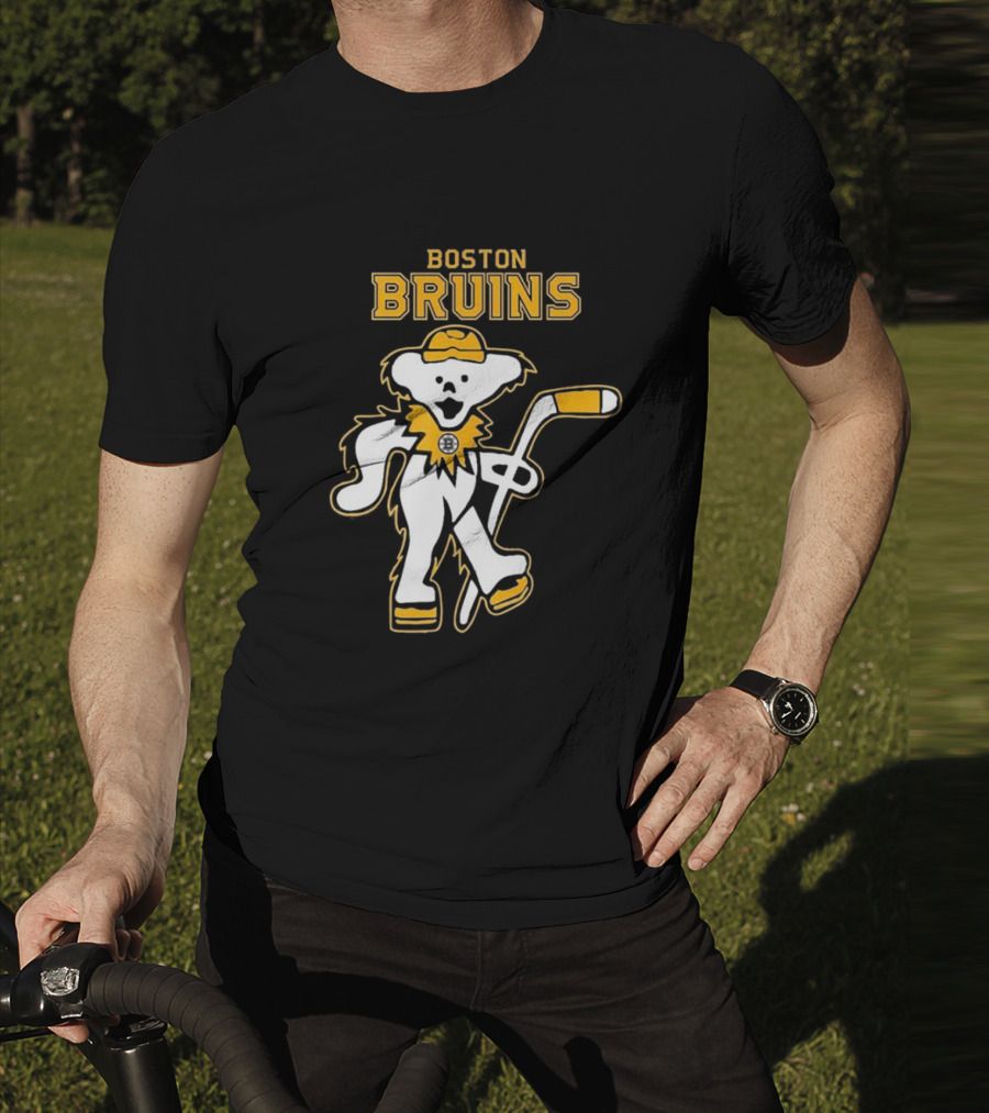 Boston Bruins Grateful Dead Dancing Bear T-Shirt