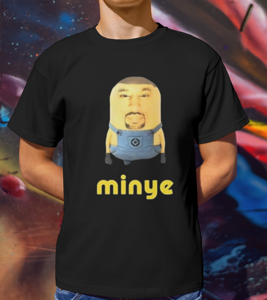 Dippytees Minye Minion Crossover Character Face T-Shirt