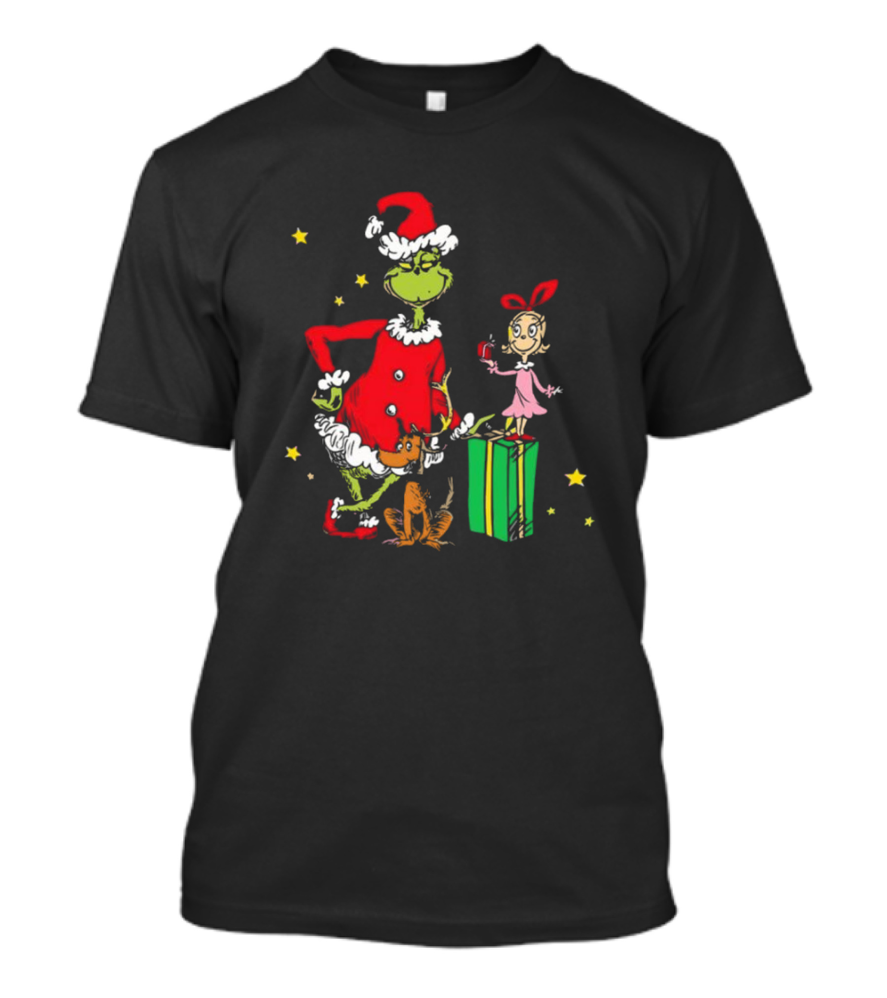 Grinch Cindy Lou Who Max Grinchmas Merry Christmas T-Shirt