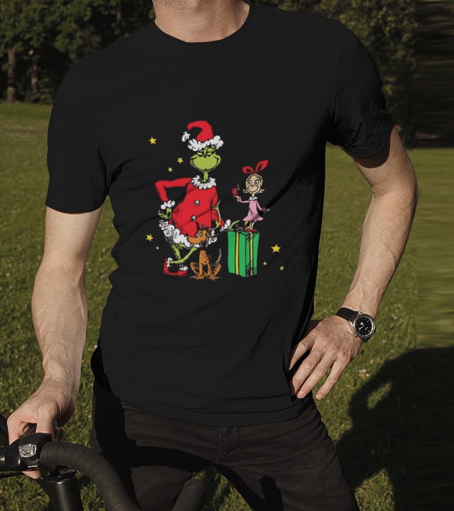 Grinch Cindy Lou Who Max Grinchmas Merry Christmas T-Shirt