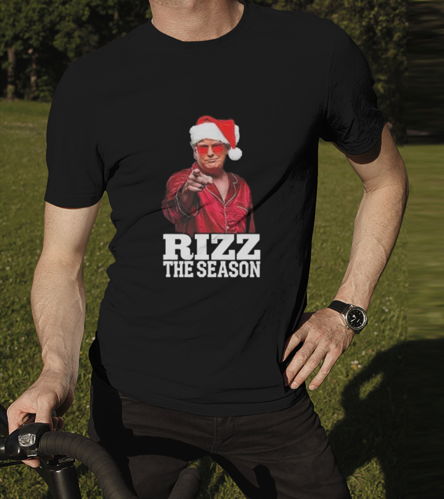 Rizz The Season Santa Christmas Pajama T-Shirt