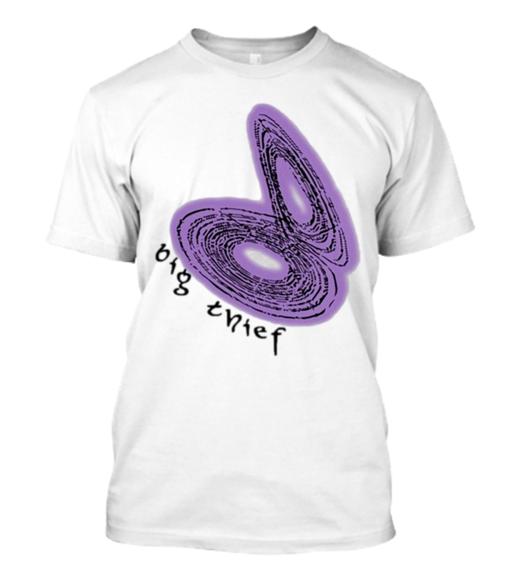 Big Thief Double Infinitee Purple Rings T-Shirt