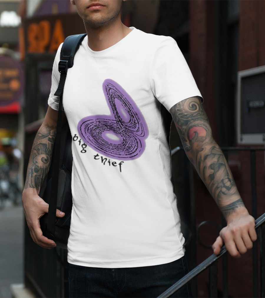 Big Thief Double Infinitee Purple Rings T-Shirt