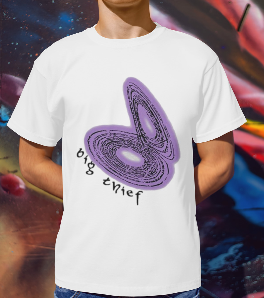 Big Thief Double Infinitee Purple Rings T-Shirt