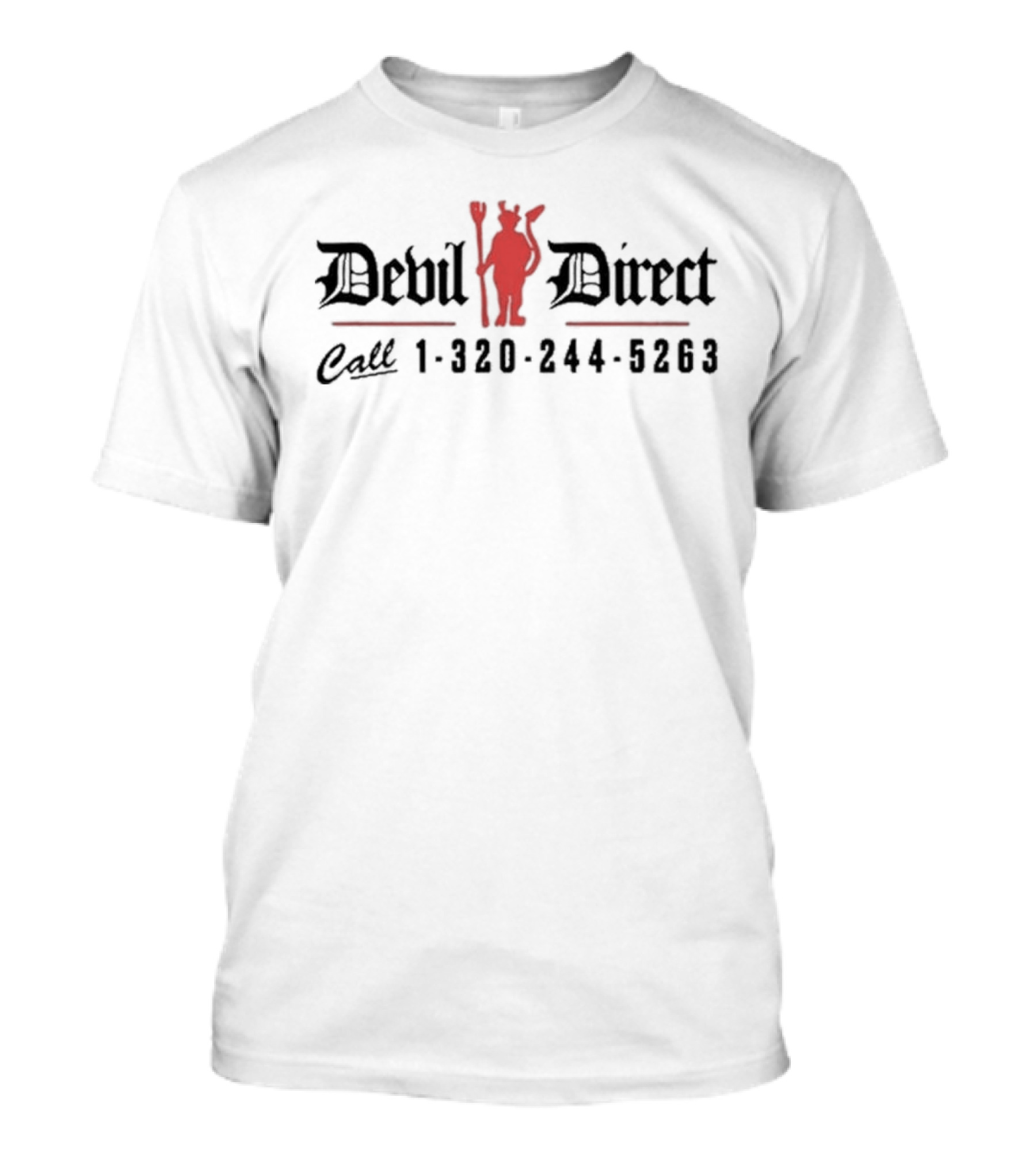 Devil Direct Call 1 320 244 5263 New SS T-Shirt