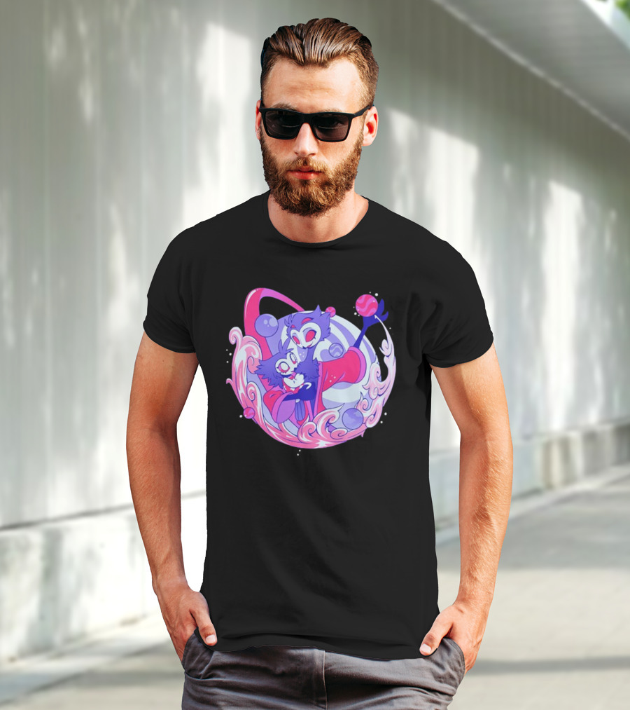 Stolas Owl Demon Cosmic Embrace Lullaby T-Shirt