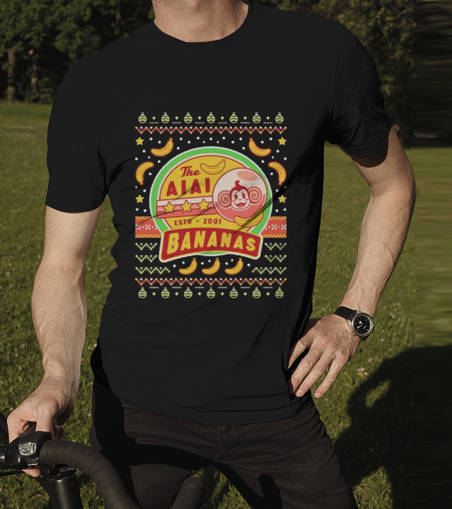 The Aiai Bananas ESTD 2001 Festive T-Shirt