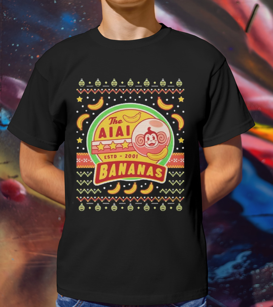 The Aiai Bananas ESTD 2001 Festive T-Shirt