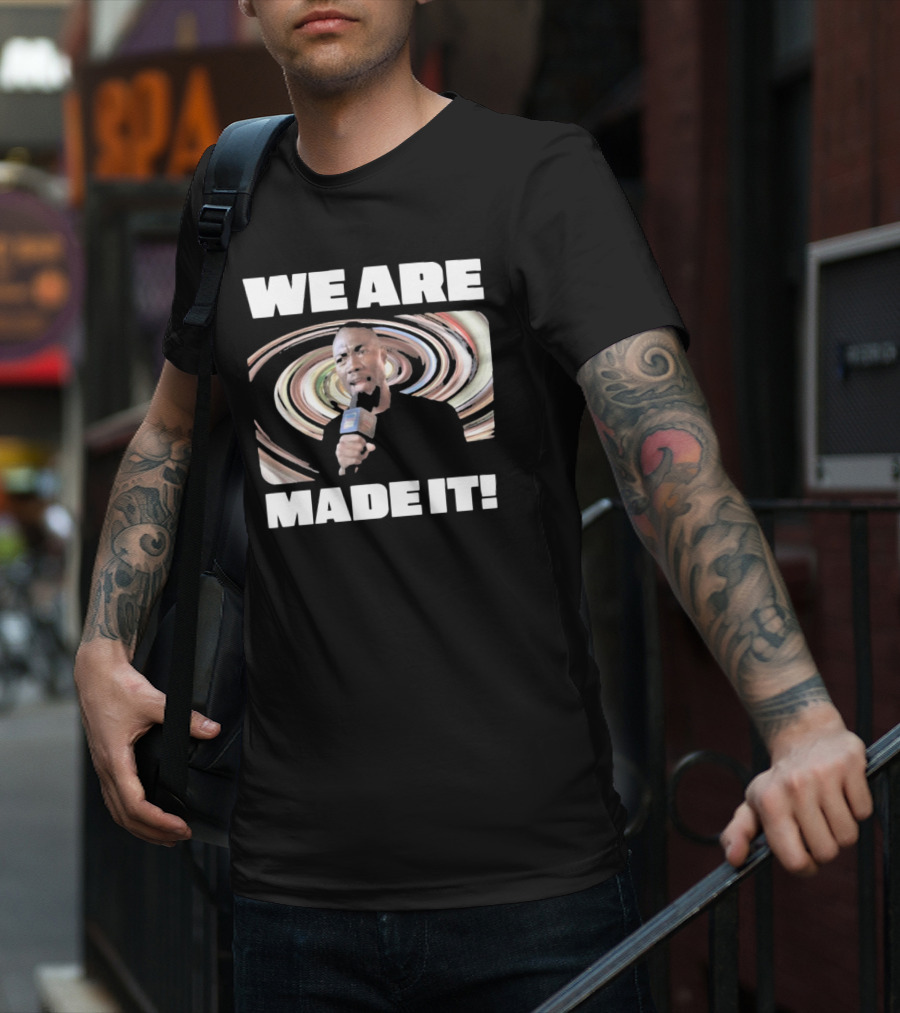 WE ARE MADE IT Swirled Microphone Moment T-Shirt