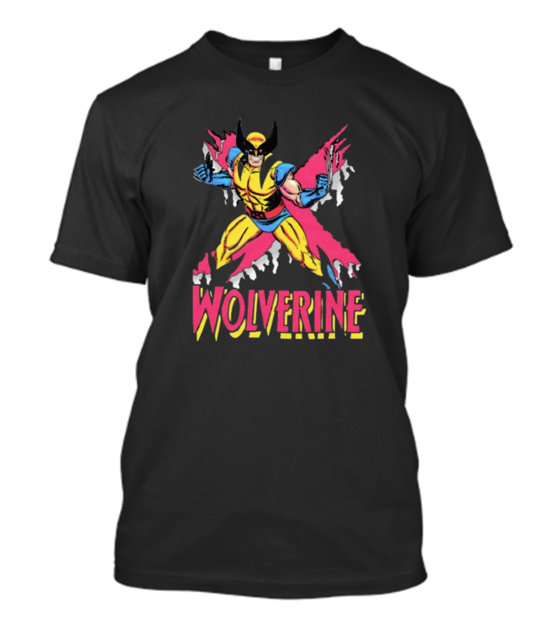 Wolverine X-Men Marvel Comics Retro Logan Character T-Shirt