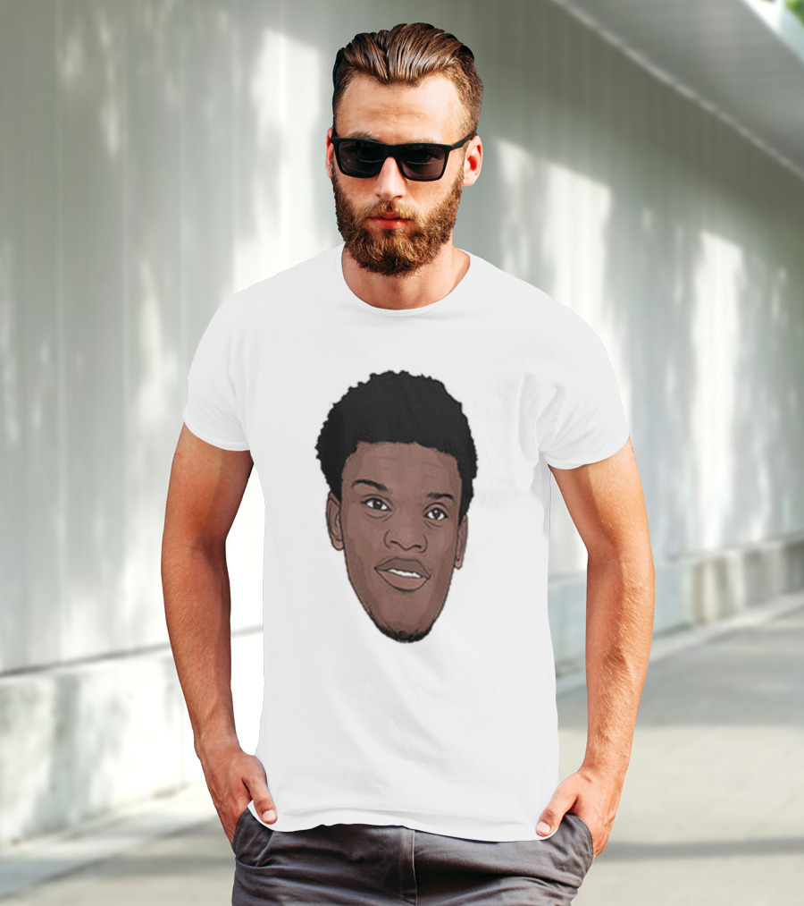 Lamar Jackson Big Head MVP Baltimore Ravens NFL T-Shirt