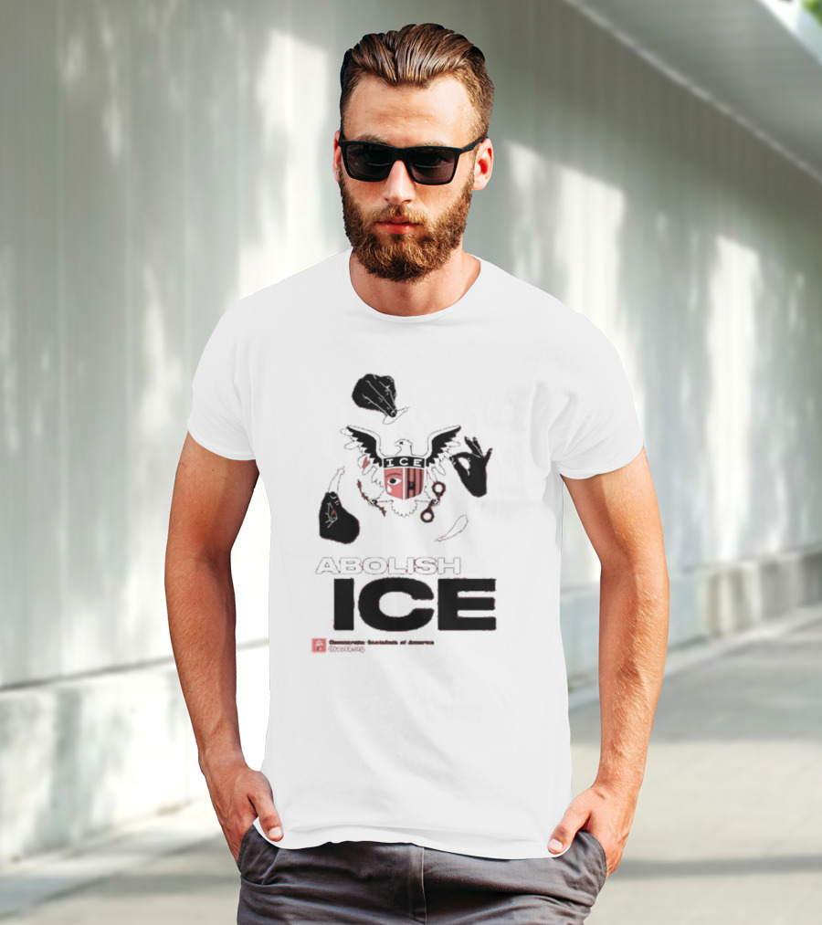 Abolish ICE Democratic Socialists Of America Iconography T-Shirt