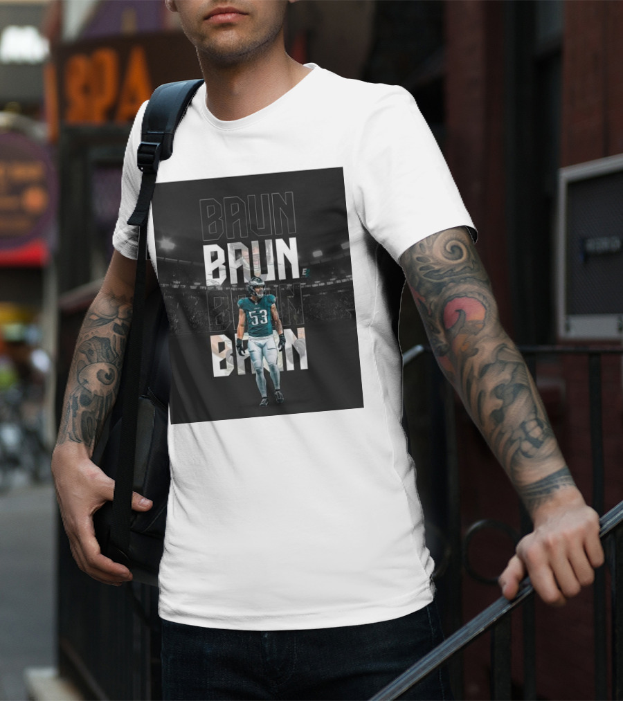 Baun Philadelphia Eagles QB Sack Go Birds Football Stadium T-Shirt