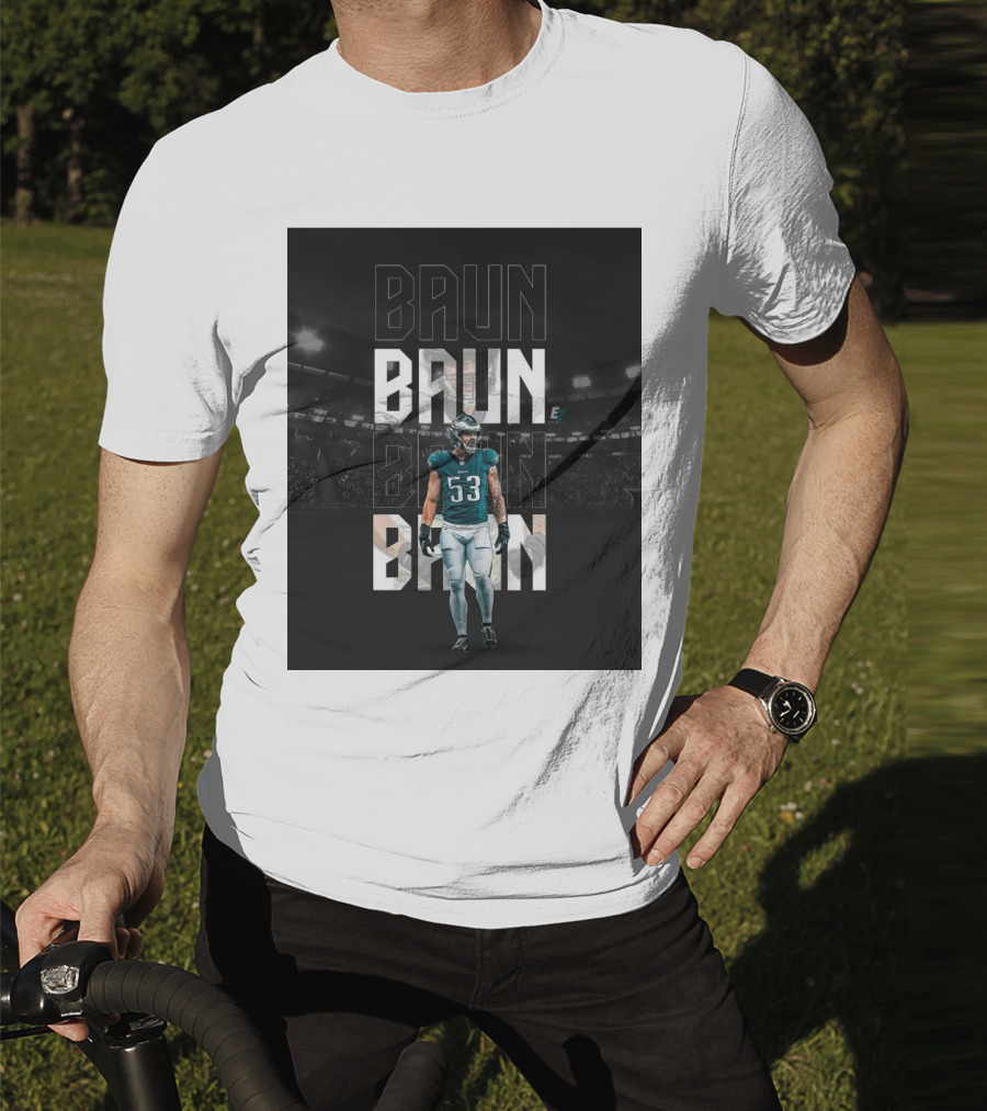 Baun Philadelphia Eagles QB Sack Go Birds Football Stadium T-Shirt