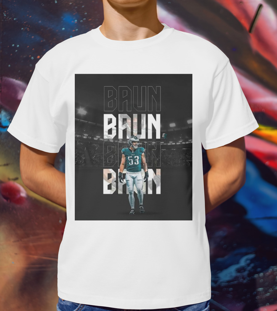 Baun Philadelphia Eagles QB Sack Go Birds Football Stadium T-Shirt