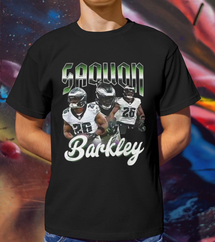 Philadelphia Eagles Saquon Barkley NFL Football T-Shirt